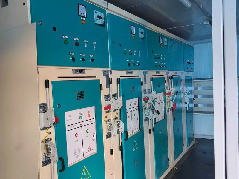 Комплектная трансформаторная подстанция, поставленная для строительства школы в селе Акмол